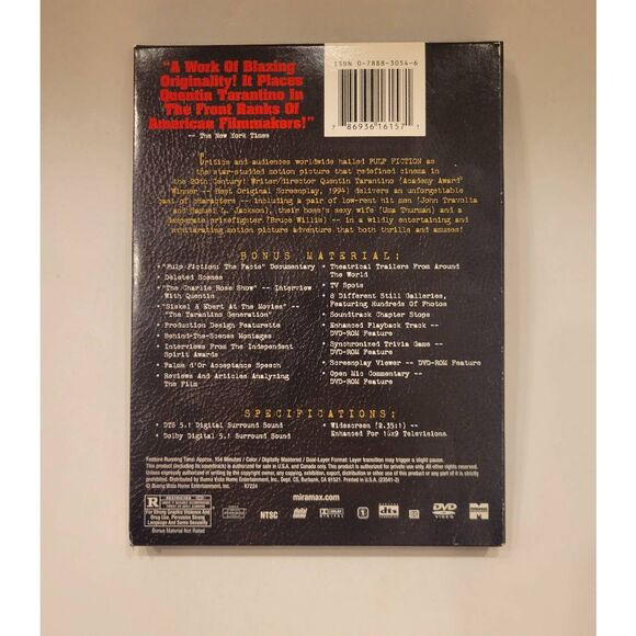 Pulp Fiction (1994) DVD - Pre-owned - Picture 2 of 6